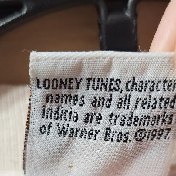 Vintage Looney Tunes Taz Tasmanian Devil "TEED OFF" Graphic Short Sleeve Tshirt - Picture 8 of 8